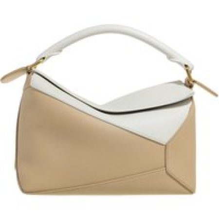 Loewe Satchels - Puzzle Small Handbag in beige