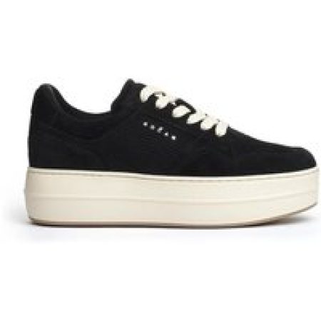 Hogan Low-Top Sneakers - Skyscaper Suede Print Velvet Black in zwart