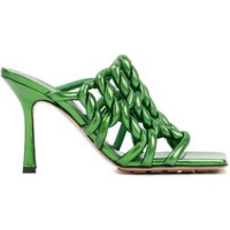 Bottega Veneta Sandalen - Green Stretch Mules in groen