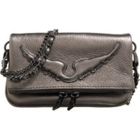 Zadig & Voltaire Crossbody bags - Rock Nano Wings Metallic Grain in grijs