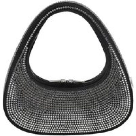 Coperni Crossbody bags - Crystal-Embellished Swipe Bag in zwart