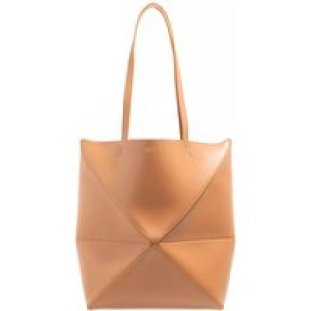 Loewe Totes - Puzzle Fold Tote Calfskin in bruin