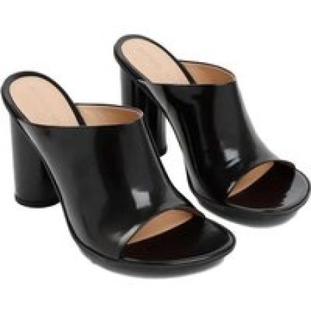 Bottega Veneta Sandalen - Black Leather Atomic Mule in zwart