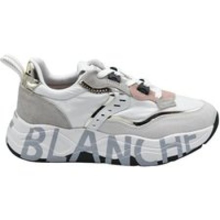 Voile Blanche Low-Top Sneakers - Flat Shoes With Laced Closure And Chunky Sole in grijs