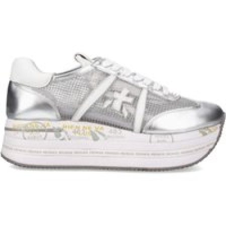 Premiata Low-Top Sneakers - Silver Leather Beth Sneakers in zilver