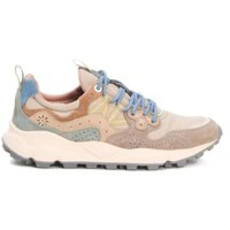 Flower Mountain Low-Top Sneakers - Taupe Light Blue Yamano 3 Sneakers in beige