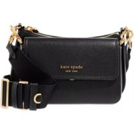 Kate Spade New York Crossbody bags - Morgan Saffiano Leather Double Up Crossbody in zwart