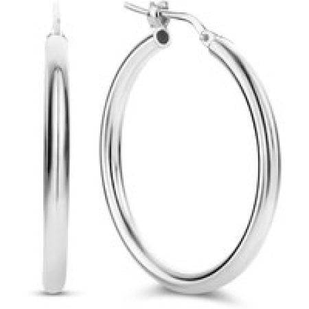 Parte Di Me Oorbellen - Bibbiena Poppi Casentino 925 sterling silver hoop in silver
