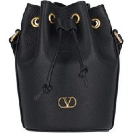 Valentino Garavani Bucket bags - "Vlogo" Mini Bag Black in zwart