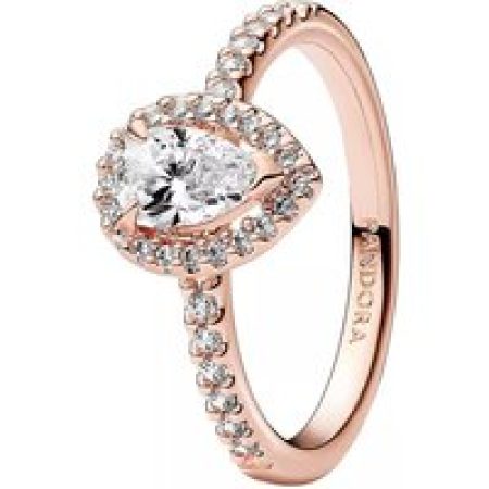 Pandora Ringen - 14k Rose gold-plated ring withcubic zirconia in gold