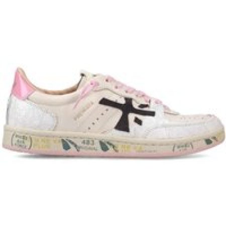 Premiata Low-Top Sneakers - Basket Clay Sneakers in wit