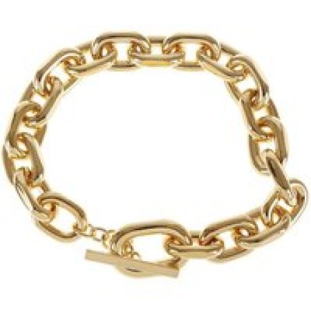 Paco Rabanne Armbanden - Bold Brass Chain Bracelet in gold