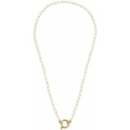 Isabel Bernard Kettingen - Aidee Marissa 14 karat necklace with Freshwater pe in gold