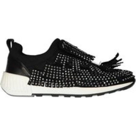 sergio rossi Low-Top Sneakers - Sr1 Running Crystals Sneakers With Sparkling Elega in zwart