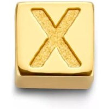 Isabel Bernard Charms - X Gold Le Carré Felie 14 Karat Cube Charm in gold