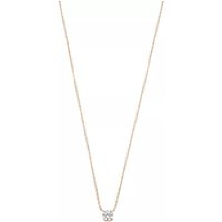 Isabel Bernard Kettingen - La Concorde Axelle 14 Karat Necklace With Zirconia in quarz