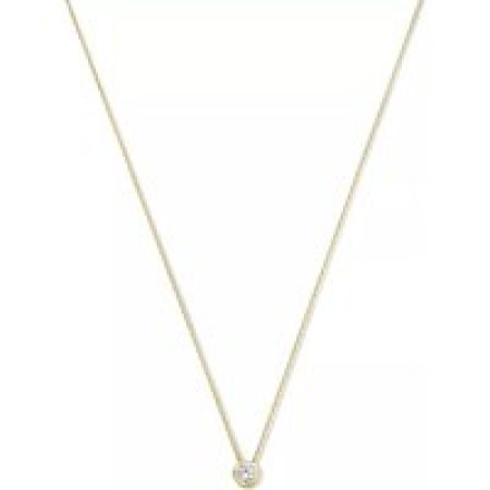 BELORO Kettingen - Monte Napoleone Lucilla 9 karat necklace with zirc in gold