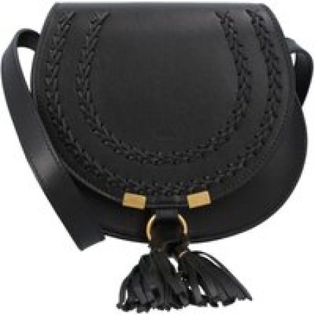 Chloé Hobo bags - Small Marcie Saddle Bag Black in zwart