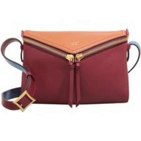 MCM Crossbody bags - Diamant 3D Leather Shoulder Bag Small Mt in rood