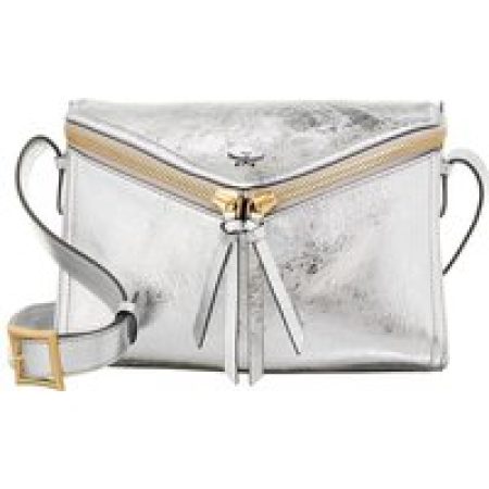 MCM Crossbody bags - Diamant 3D Leather Shoulder Bag Small Sv in zilver