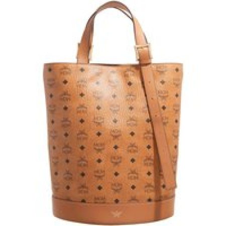 MCM Totes & shoppers - Aren Vi Tote Med in cognac