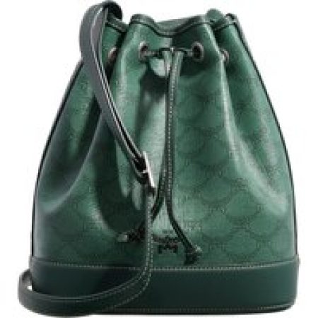 MCM Bucket bags - Himmel Lts Drawstring Med G0 in groen