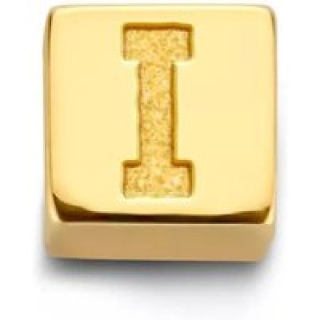 Isabel Bernard Charms - I Gold Le Carré Felie 14 Karat Cube Charm in gold