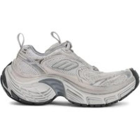 Balenciaga Low-Top Sneakers - Oversized Sneakers With Worn-Out Effect in grijs
