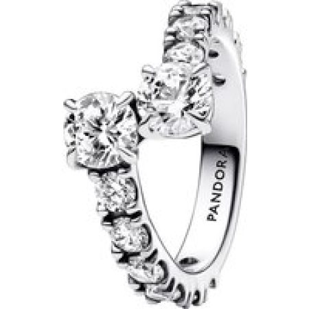 Pandora Ringen - Sterling silver Cubic Zirconia in silver