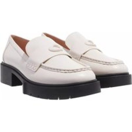 Coach Loafers - Leah Leather Loafer in crème