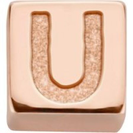 Isabel Bernard Charms - U Rosegold La Concorde Felie 14 Karat Collier Cube in quarz