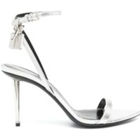 Tom Ford Sandalen - Silver Heels With Ankle Strap in zilver