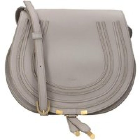 Chloé Hobo bags - Marcie Medium Saddle Bag Grey in grijs