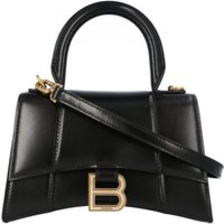 Balenciaga Hobo bags - Black Hourglass Xs Handbag in zwart