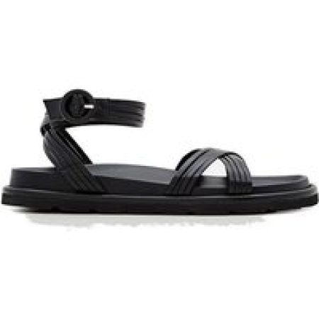 Gianvito Rossi Sandalen - Nappa Leather Sandals With Buckled Strap in zwart