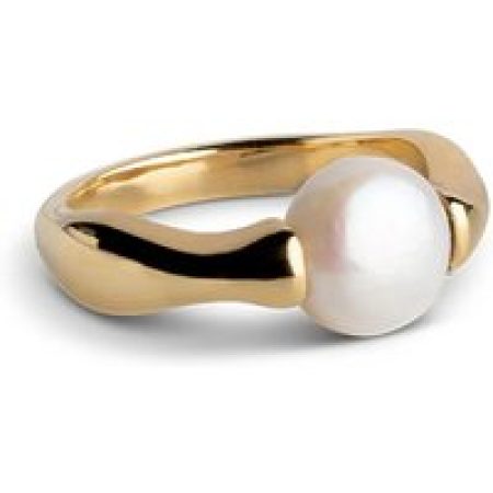 ENAMEL Copenhagen Ringen - ENAMEL Copenhagen damen Ring 750 Vergoldung R82G-5 in gold