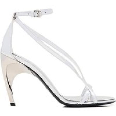 Alexander McQueen Sandalen - Sandal W/Metal Heel in wit