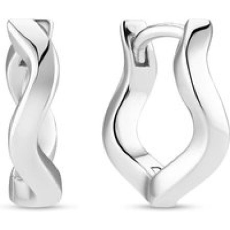 Sif Jakobs Jewellery Oorbellen - Ellera Waves Pianura Medio Ohrringe in silver