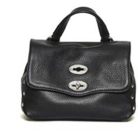 Zanellato Crossbody bags - Structured Textured Leather Handbag With Flap Clos in zwart