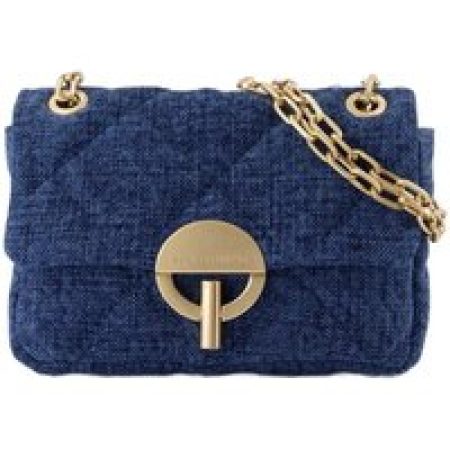 Vanessa Bruno Hobo bags - Nano Moon Bag - Linen - Blue in blauw