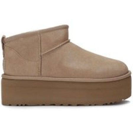 UGG Boots - Classic Ultra Mini Platform Boots in beige