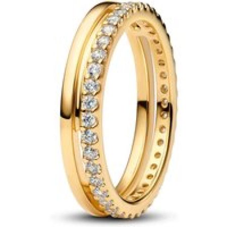 Pandora Ringen - Double Band Ring in gold