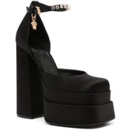 Versace Pumps & high heels - Aevitas' Black Pumps With Medusa Charm And Platfor in zwart