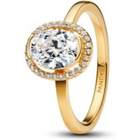 Pandora Ringen - Ovaler Funkelnder Strahlenkranz Ring in gold