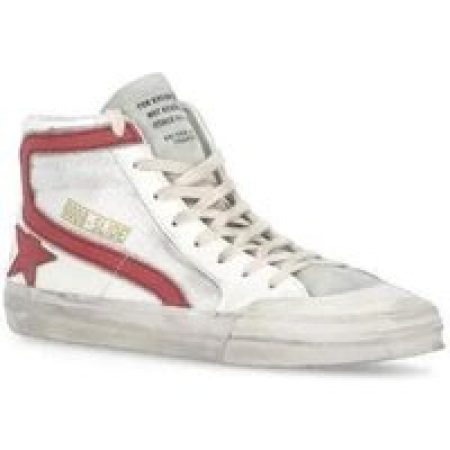 Golden Goose Low-Top Sneakers - Slice Double Quarter Penstar Sneakers in wit