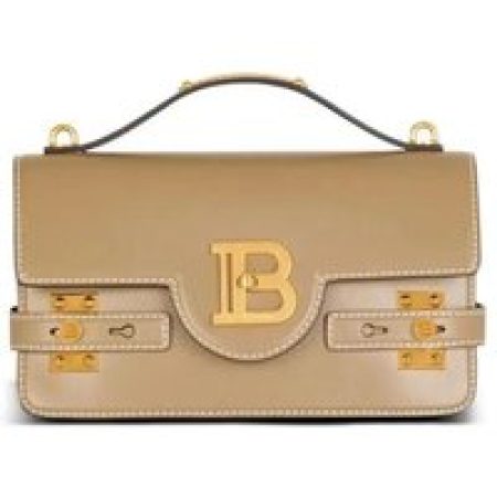 Balmain Hobo bags - B-Buzz 24 Leather Shoulder Bag in bruin