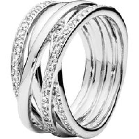 Pandora Ringen - Sparkling & Polished Lines Ring in silver