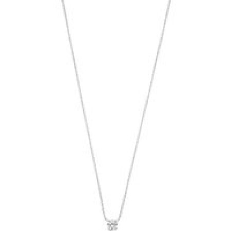 Isabel Bernard Kettingen - Saint Germain Hã©Lione 14 Karat Necklace With Zirc in silver