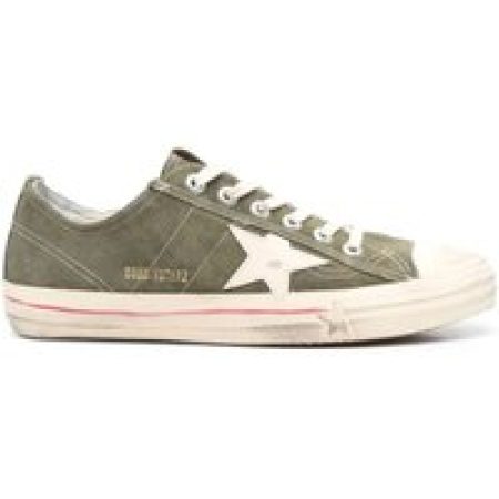 Golden Goose Low-Top Sneakers - Star-Patch Lace-Up Sneakers in groen