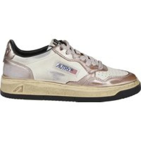 Autry International Sneakers - Super Vintage Low Sneakers Metallic in staalgrijs